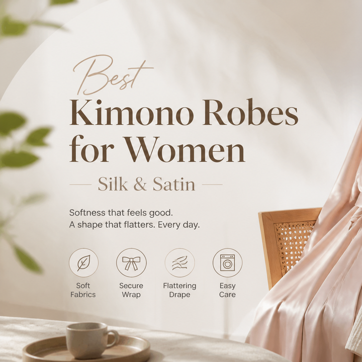 Best Kimono Robes for Women (Silk & Satin)