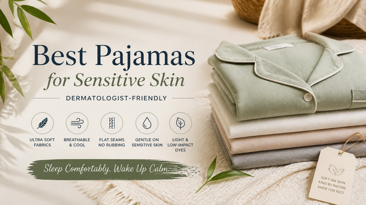 Best Pajamas for Sensitive Skin (Dermatologist-Friendly)