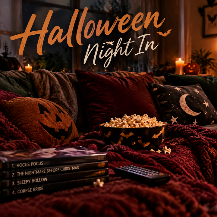 Halloween Night In: Cozy pajamas for Spooky Movie Nights