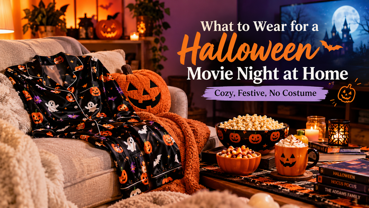 What to Wear for a Halloween Movie Night at Home