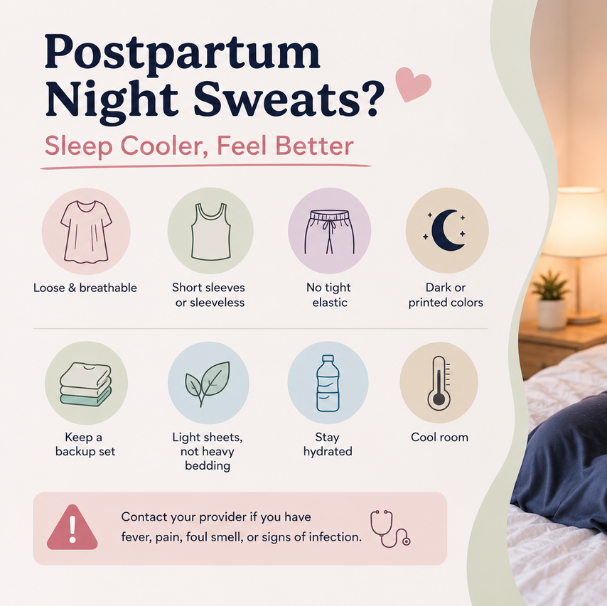 Postpartum Night Sweats: What's Normal, How Long They Last, and What to Wear
