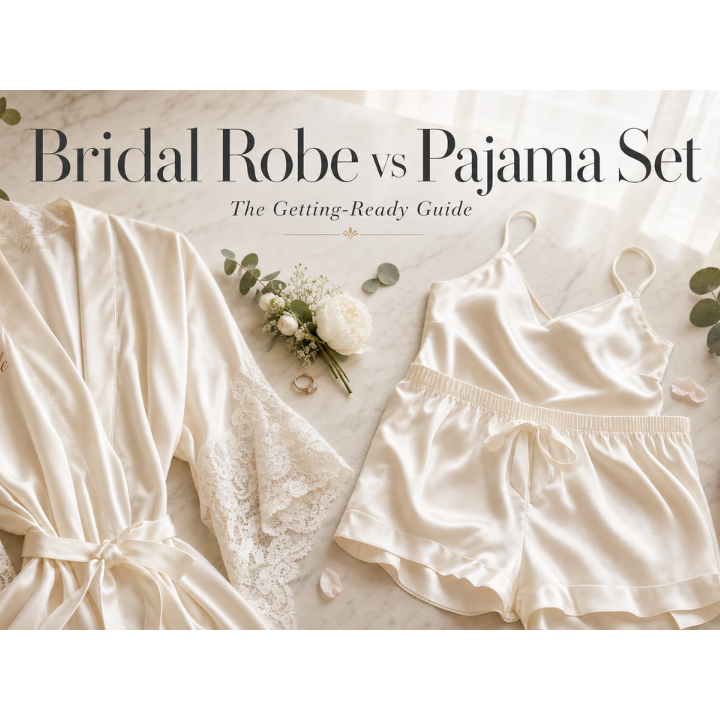 Bridal Robe vs Pajama Set: Which Is Better for Your Wedding Morning?