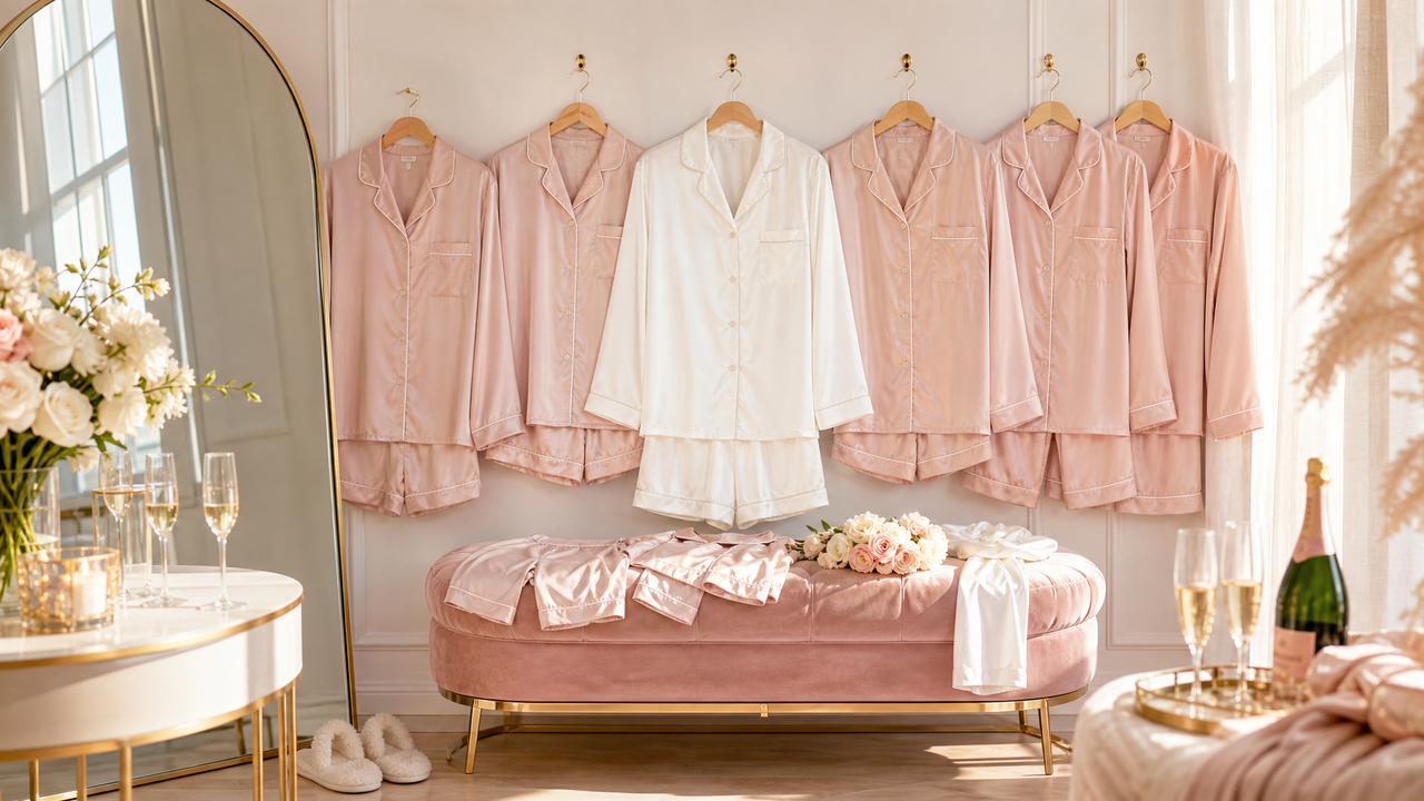 How to Coordinate Bridal Party Pajamas Without Overthinking It