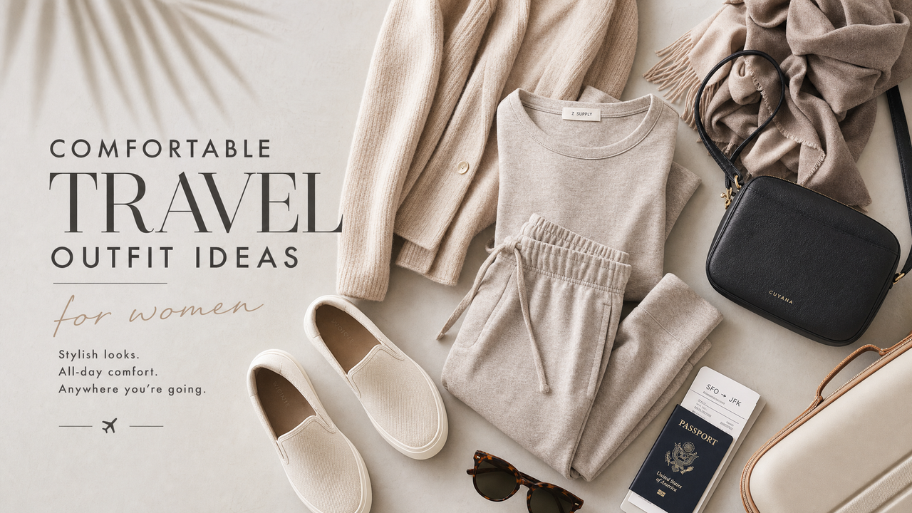 What to Wear on a Plane: Comfortable Travel Outfit Ideas for Women