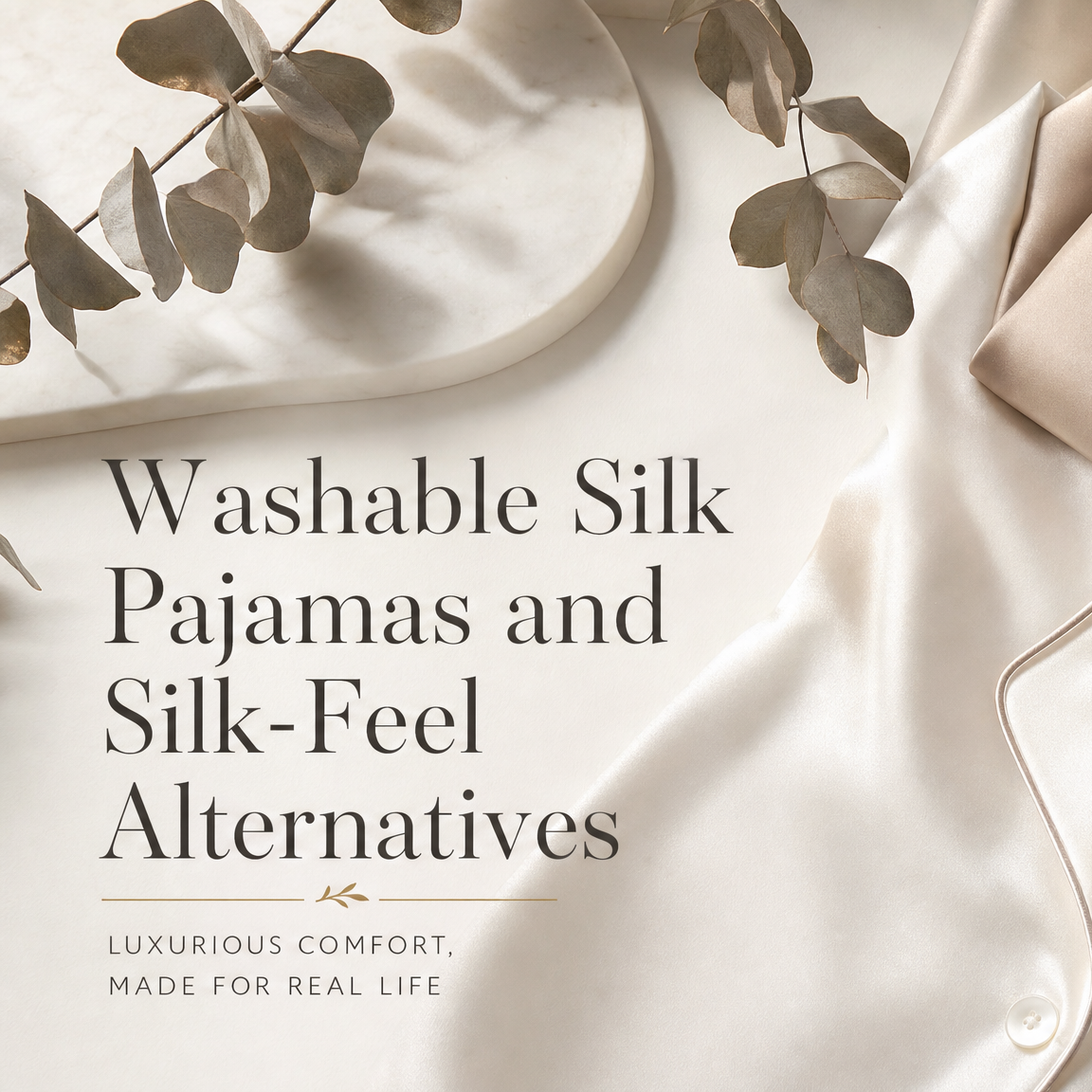 Best Washable Silk Pajamas and Silk-Feel Alternatives