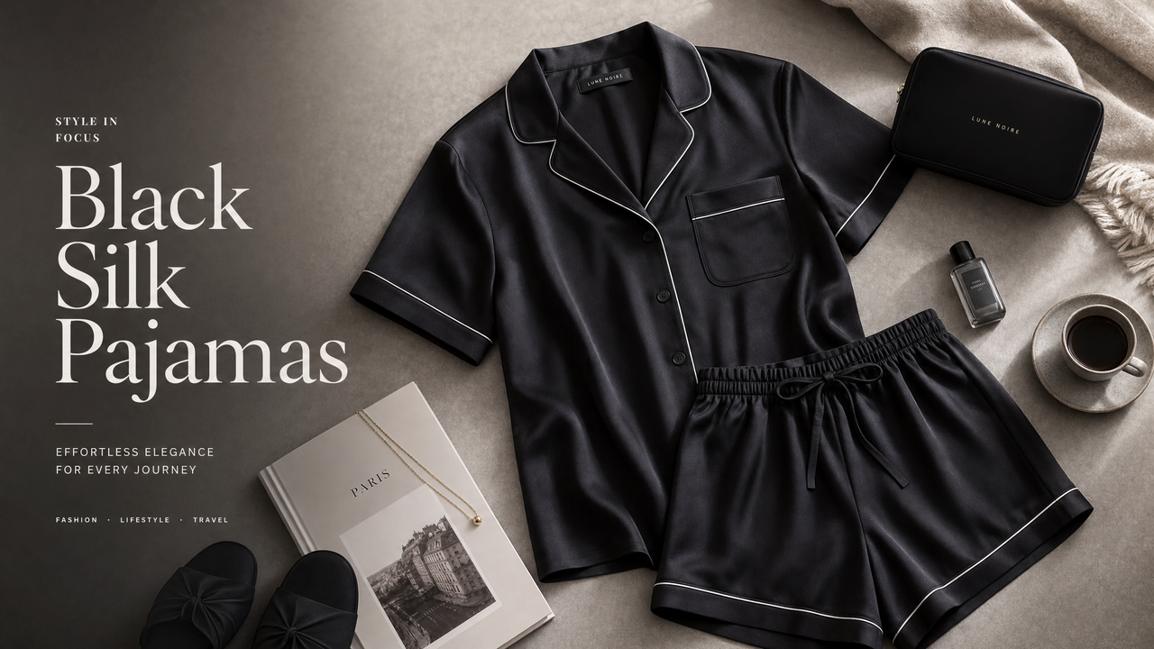 Black Silk Pajamas: Why They Work for Sleep, Lounging, and Travel