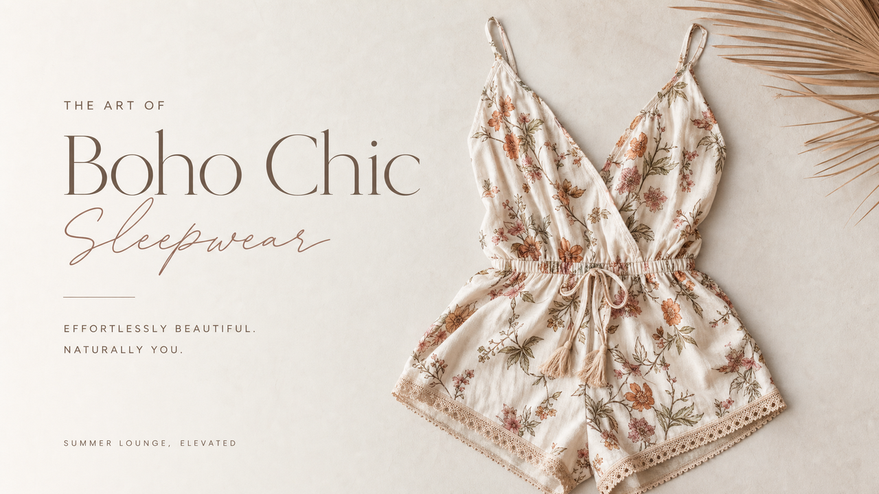 Boho Chic Sleepwear for Women: The Vanessa Hudgens-Inspired Edit