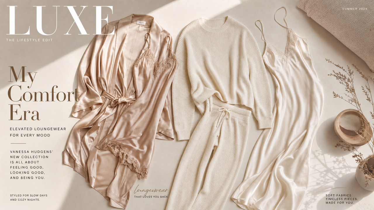 Best Vanessa Hudgens Looks to Recreate With Pajamas, Robes, and Lounge Sets