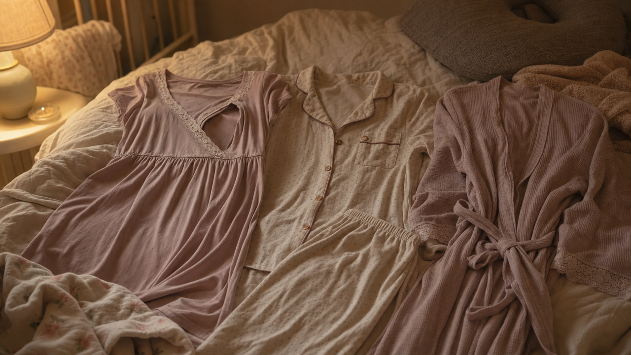 Best Nighttime Outfit for Nursing: Pajamas, Robe, or Nightgown?
