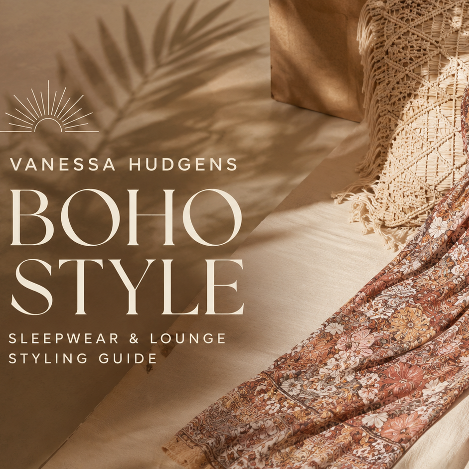 What Is Vanessa Hudgens Boho Style? A Sleepwear and Lounge Styling Guide