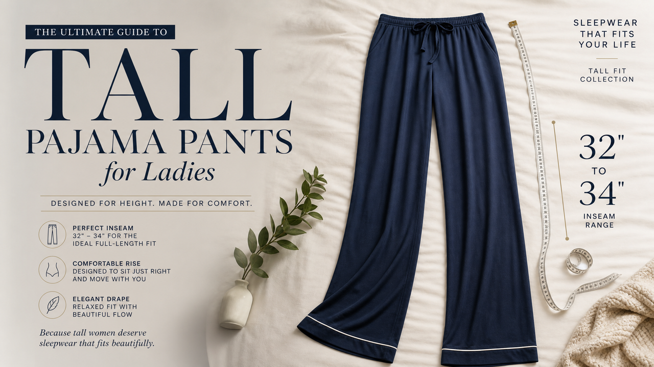 Tall Pajama Pants for Ladies: How to Find the Right Inseam & Rise