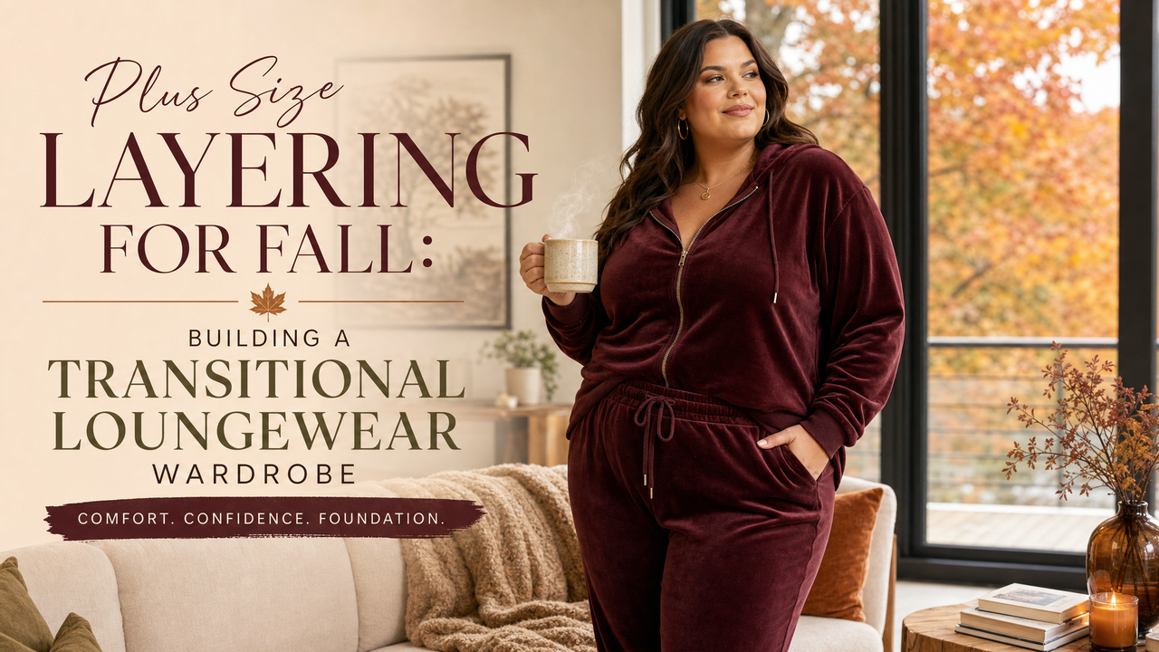 Plus Size Layering for Fall: Building a Transitional Loungewear Wardrobe