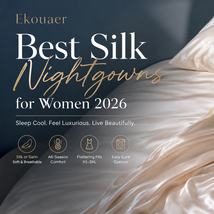 Ekouaer Best Silk Nightgowns for Women 2026