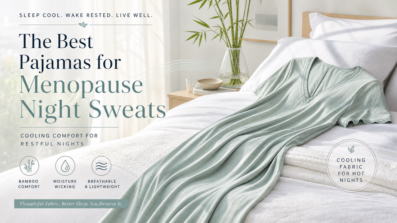 Best Pajamas for Menopause Night Sweats (Cooling & Soft)