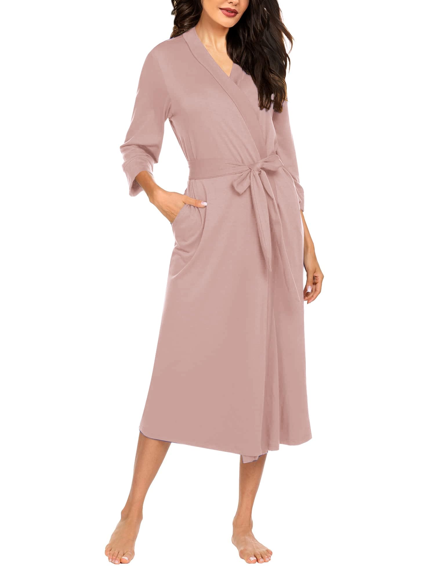 Classic V-Neck Sauna Gown Robe