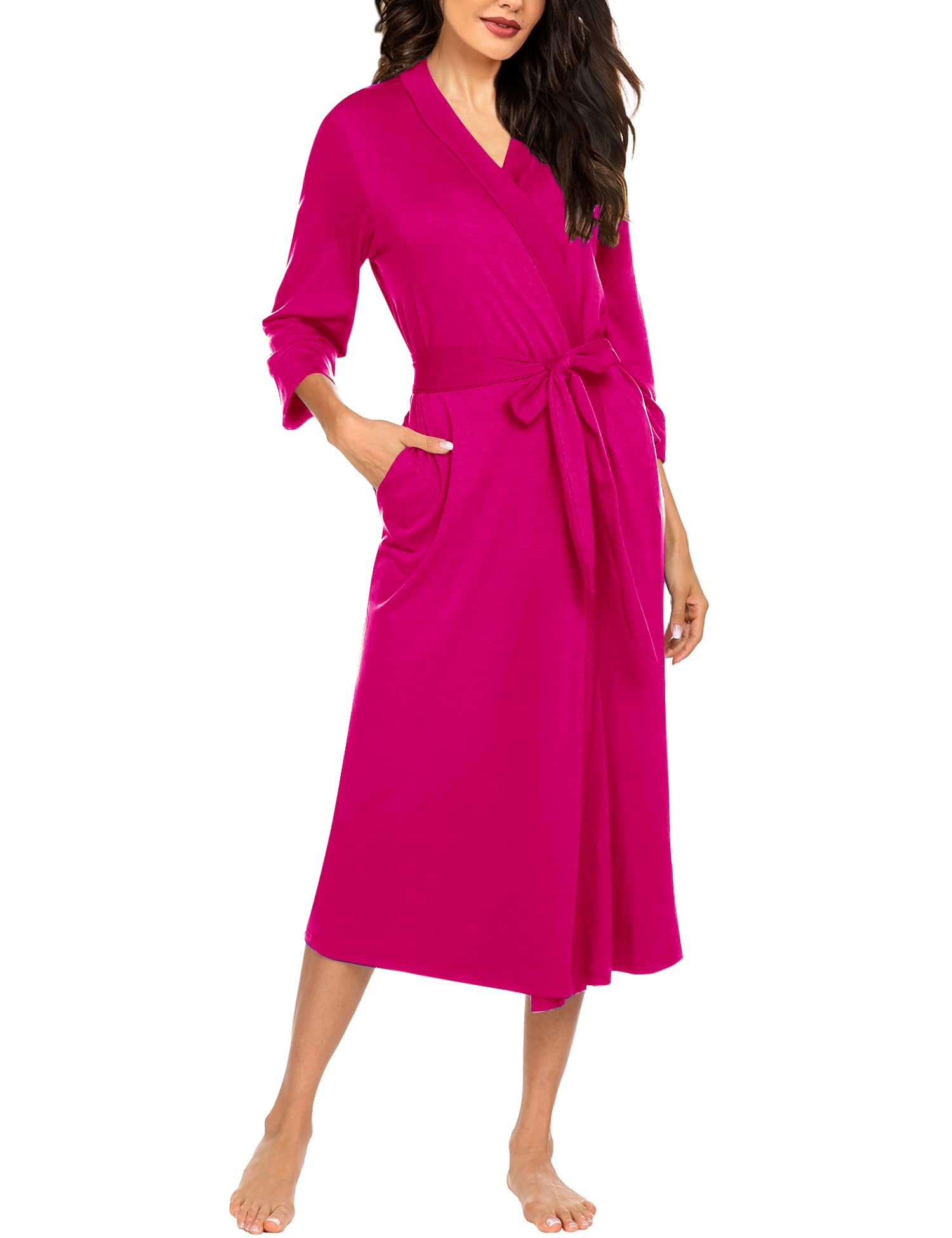 Classic V-Neck Sauna Gown Robe