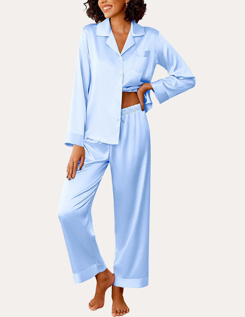 Comfy Silk Satin Pajama Set (US Only)