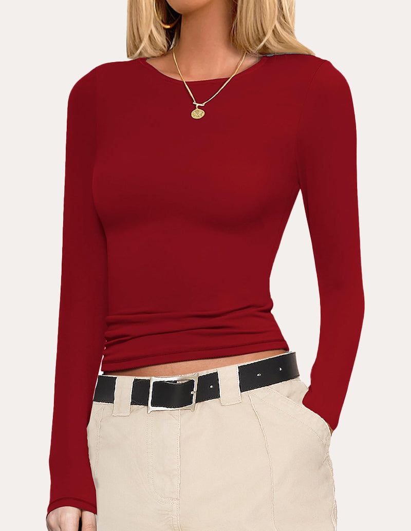 Basic Slim Fit Stretchy Thermal Top (US Only)