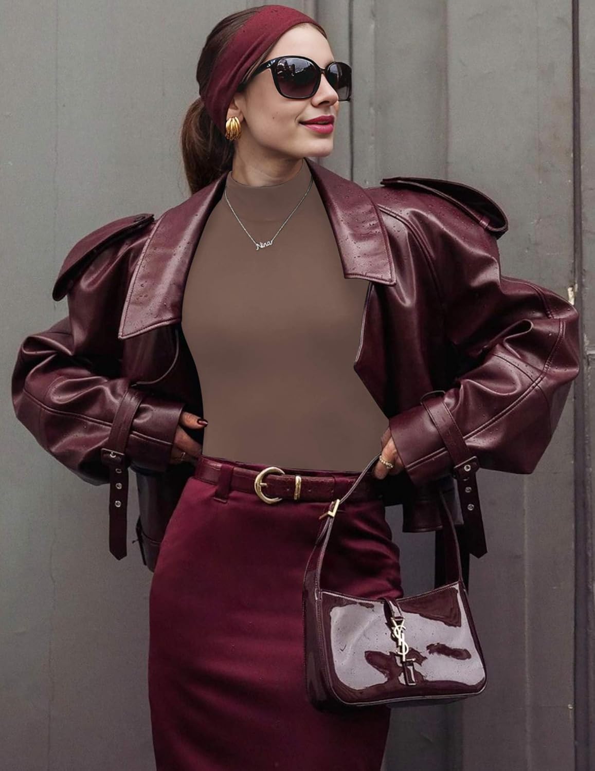 Ekouaer 3 Pack Turtleneck Shirts Long Sleeve Mock Tops