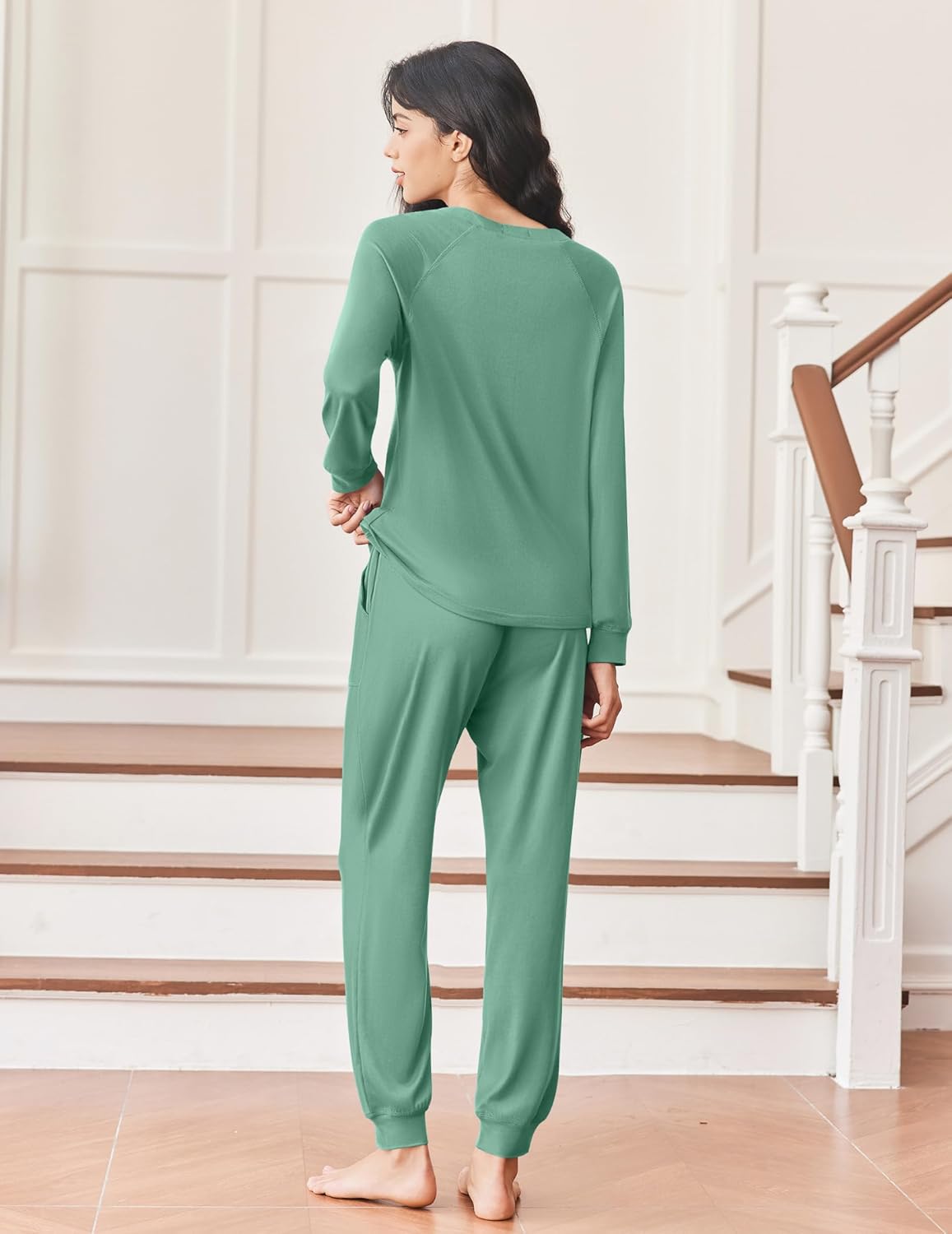 Jogger Sets Comfy Pjs Soft 2 Piece Lounge Sets