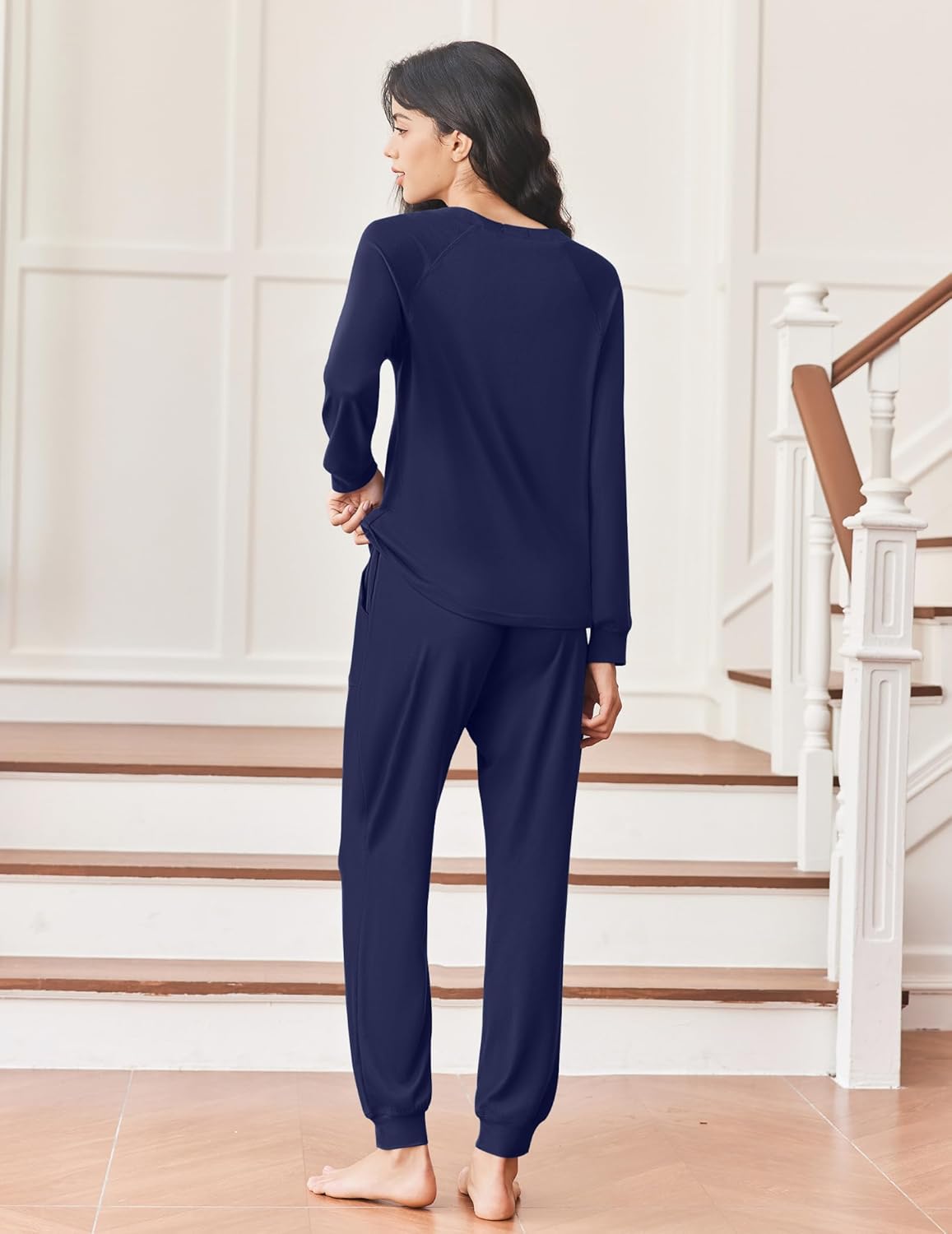 Jogger Sets Comfy Pjs Soft 2 Piece Lounge Sets