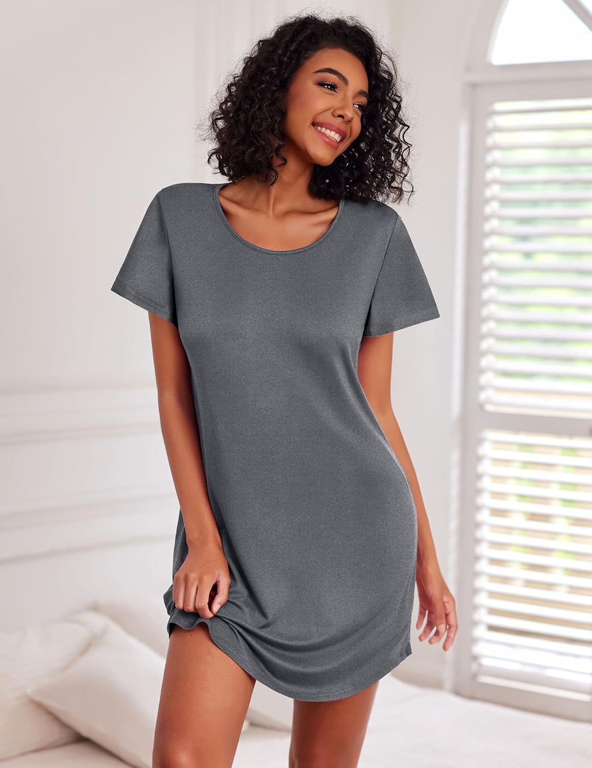 Cotton 3 Pack Night Gown Print Sleepwear Dress