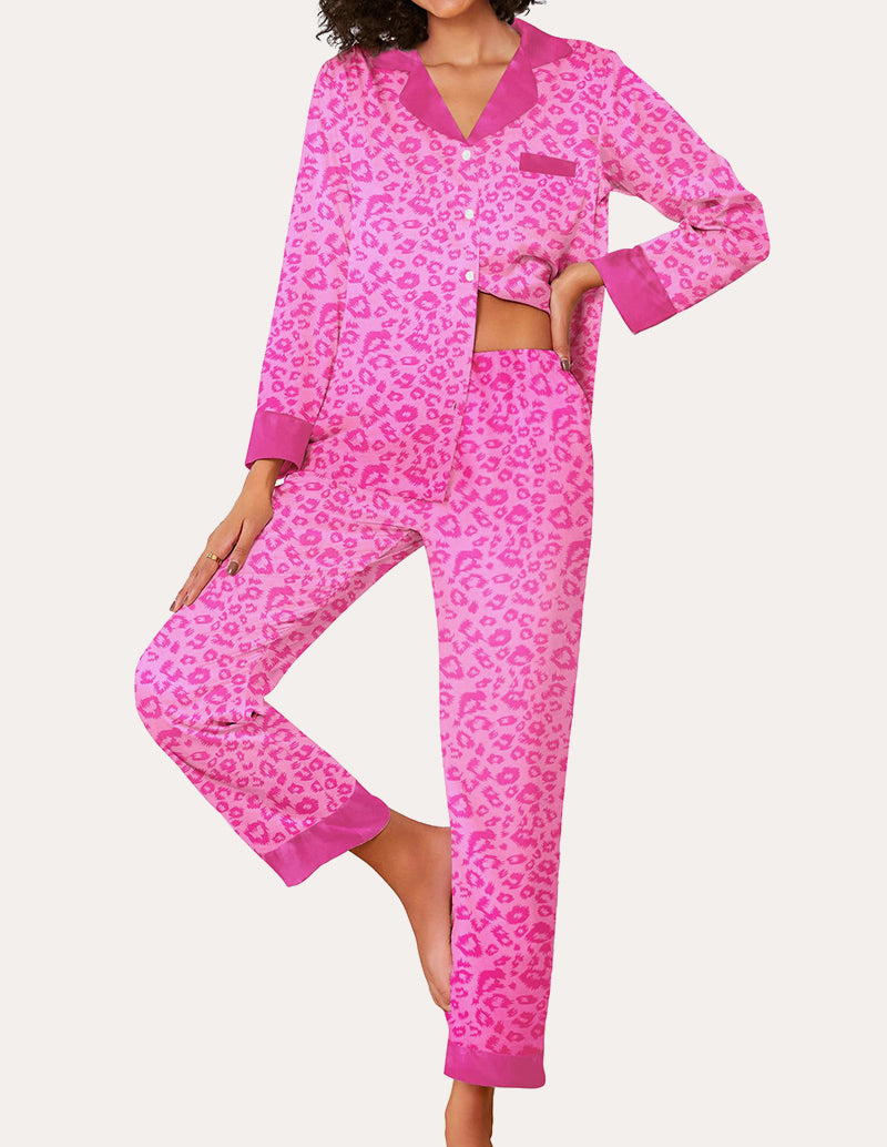 Stylish Silk Satin Pajama Set (US Only)