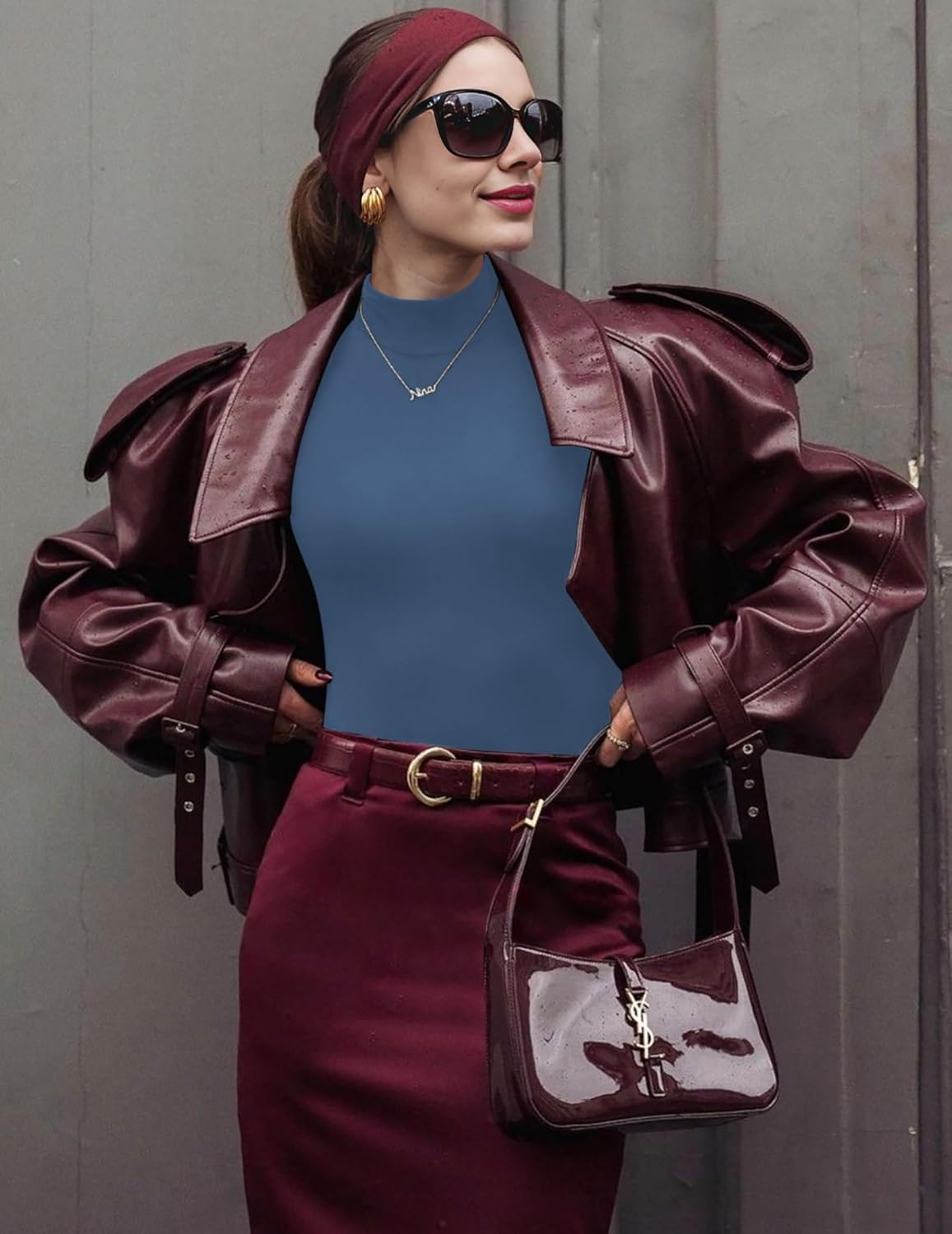 Ekouaer 3 Pack Turtleneck Shirts Long Sleeve Mock Tops