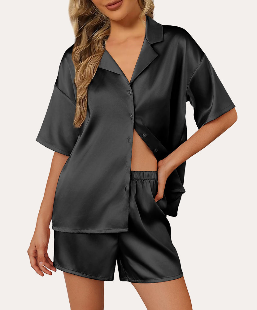 Classic Satin Loungewear Pyjama Set