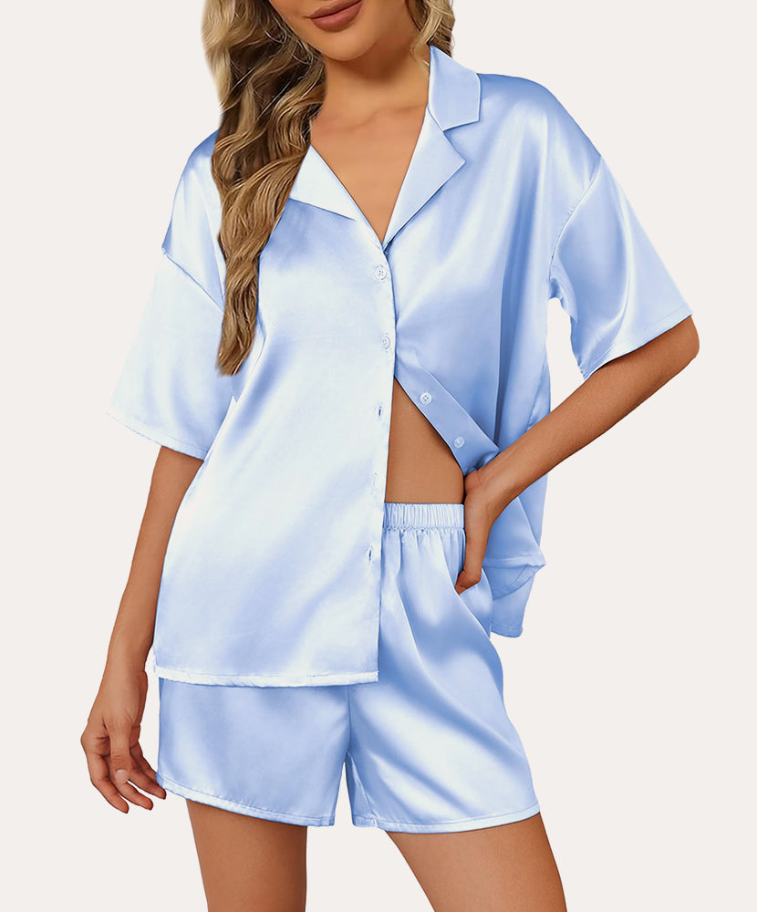 Classic Satin Loungewear Pyjama Set