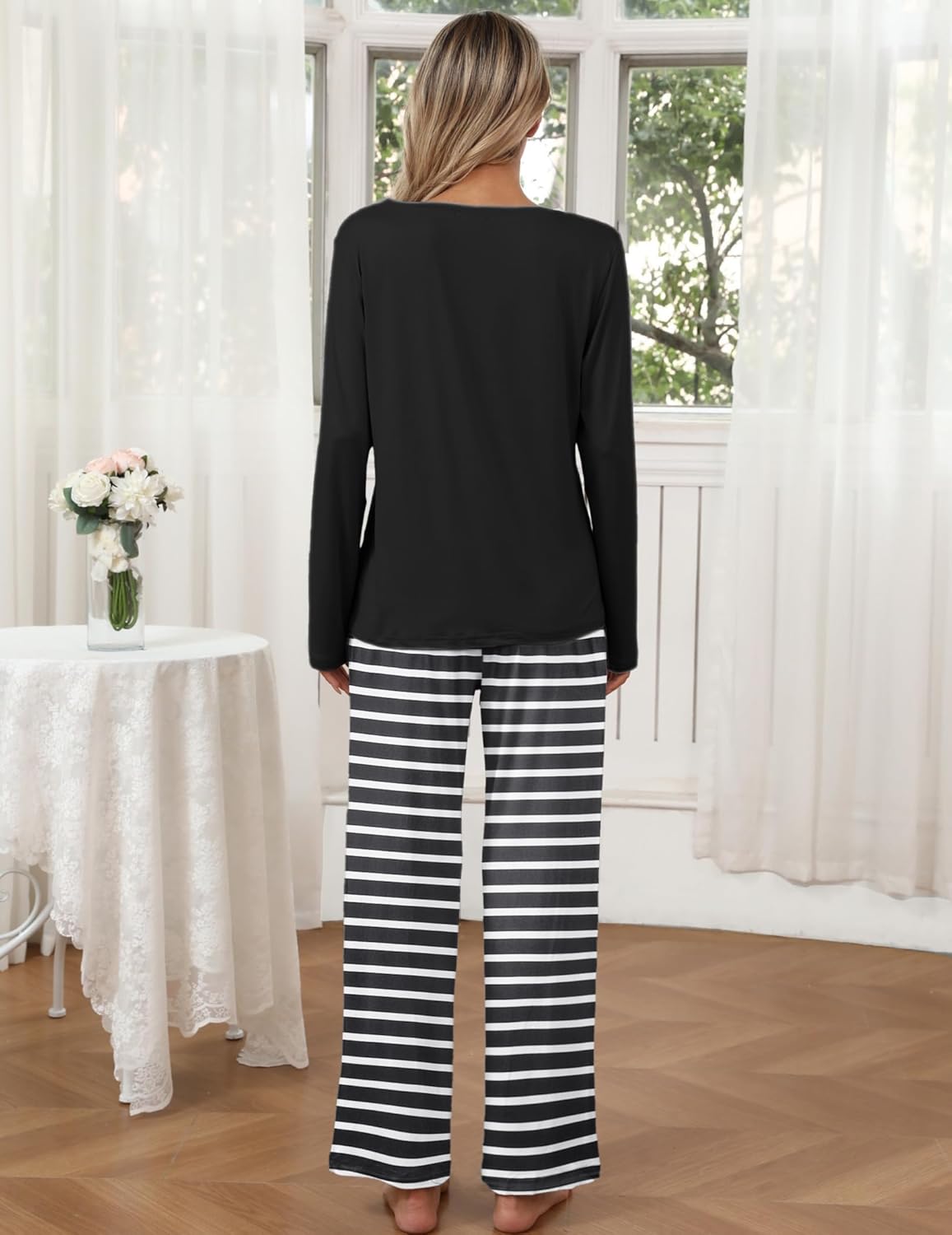 2 Pack Teddy Pajama Set Long Sleeve Top and Pants