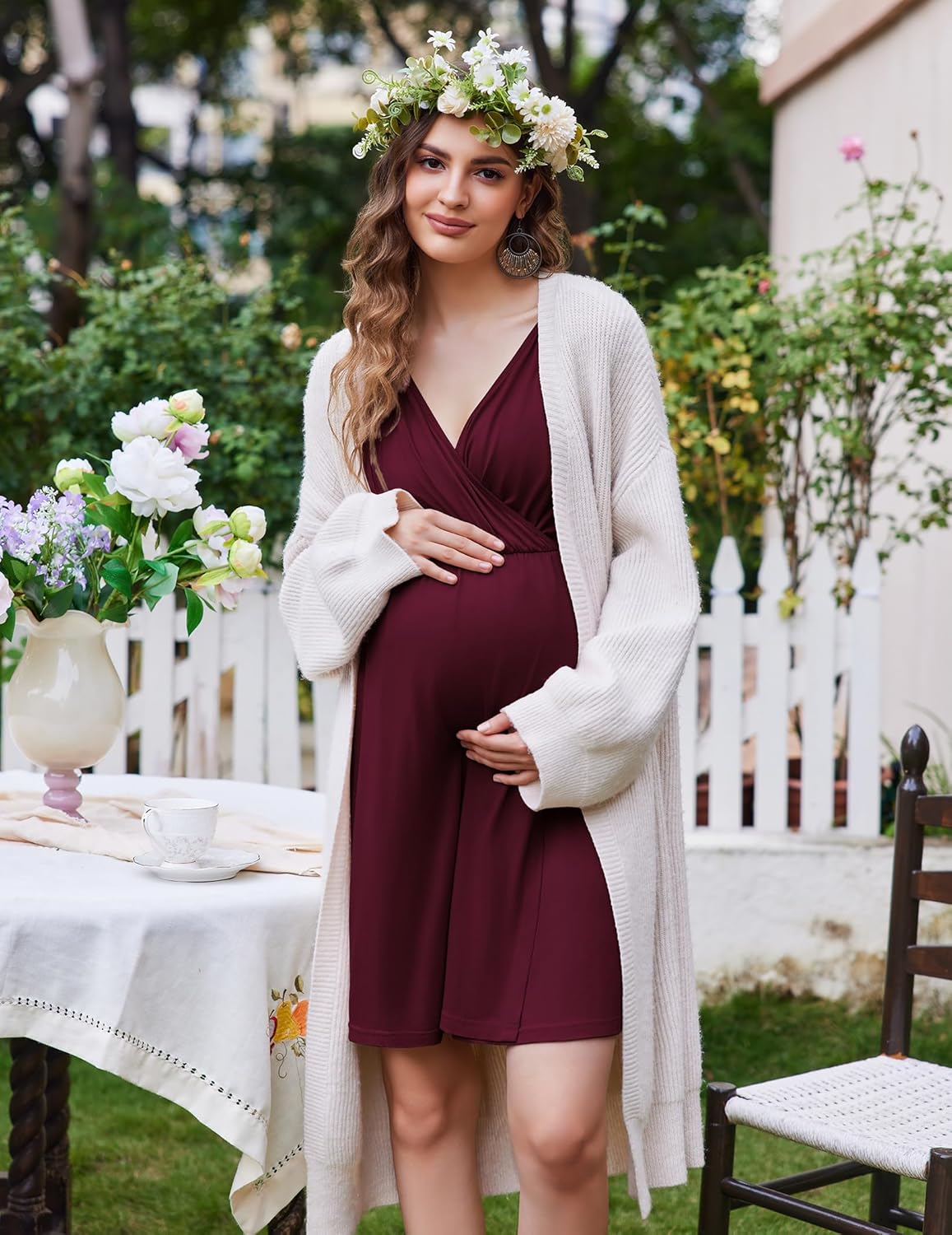Maternity Nursing Dress Nightgown