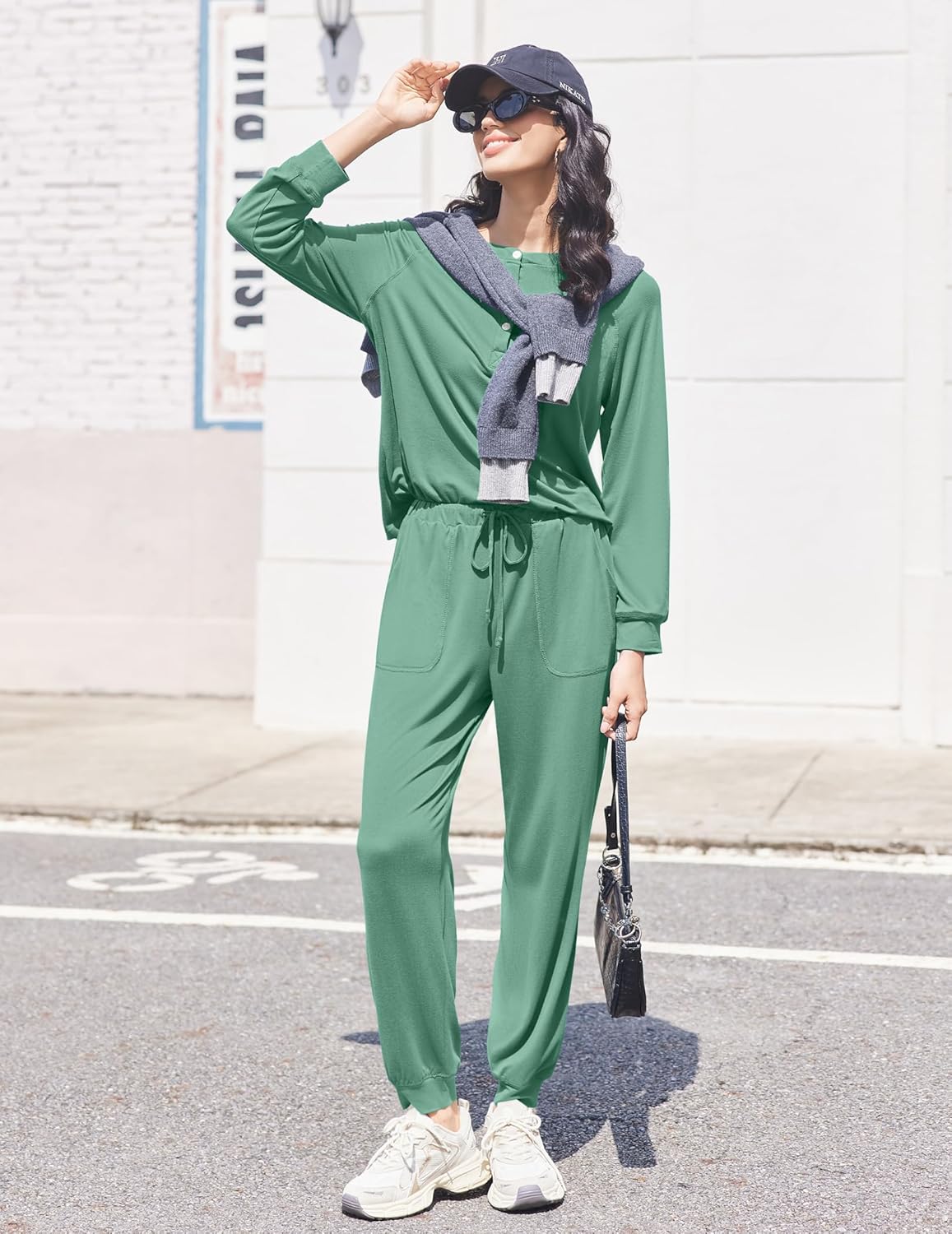 Jogger Sets Comfy Pjs Soft 2 Piece Lounge Sets