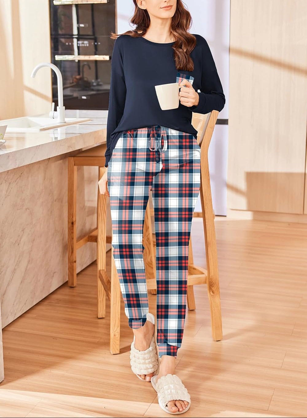 Christmas PJ Sets Soft Lounge Set