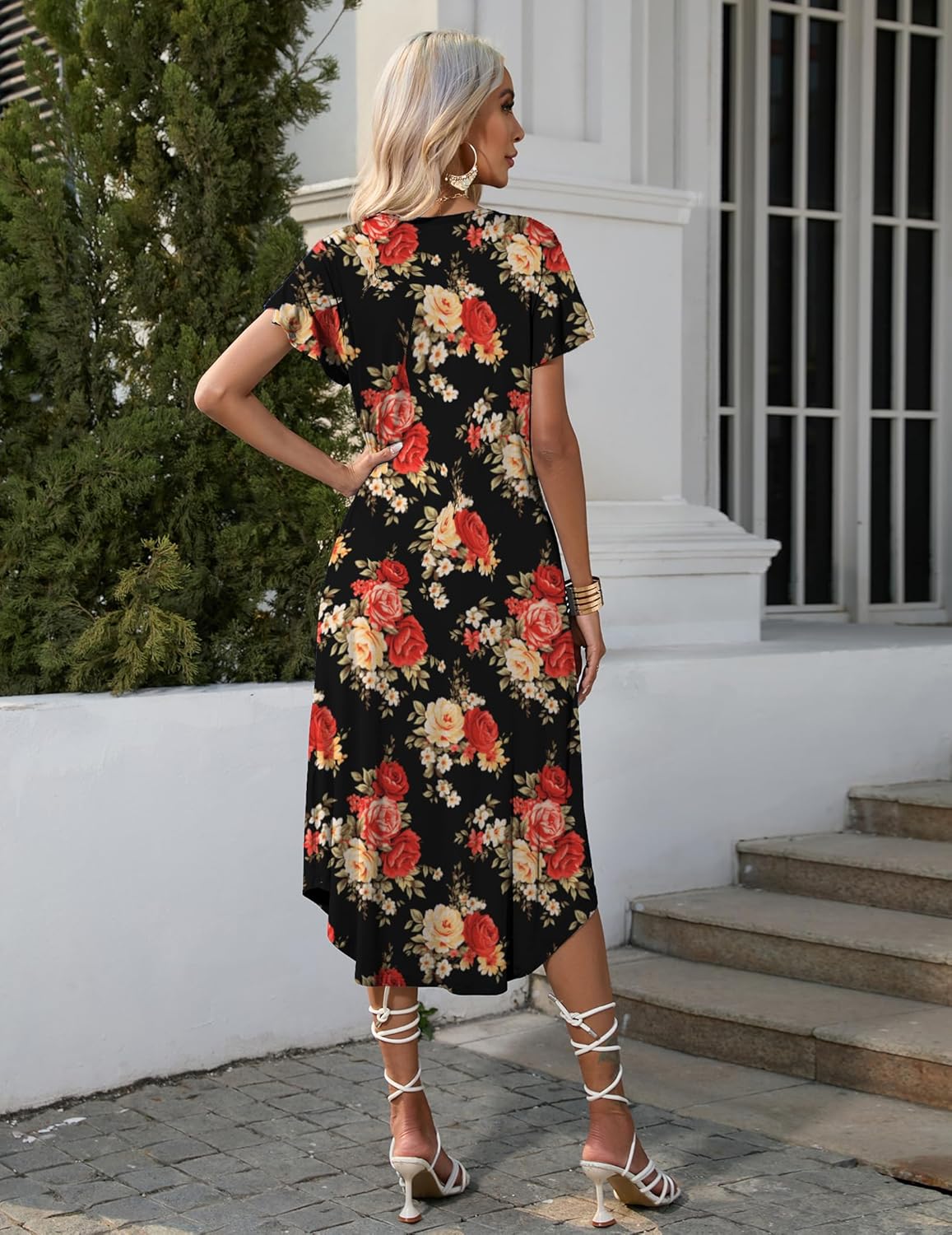 Long Sleepshirt Short Flare Sleeve Soft Night Shirts