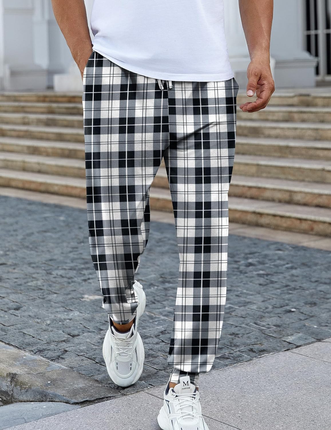 Men's 2 Packs Pajama Pants Comfy Jogger Sleep Pant