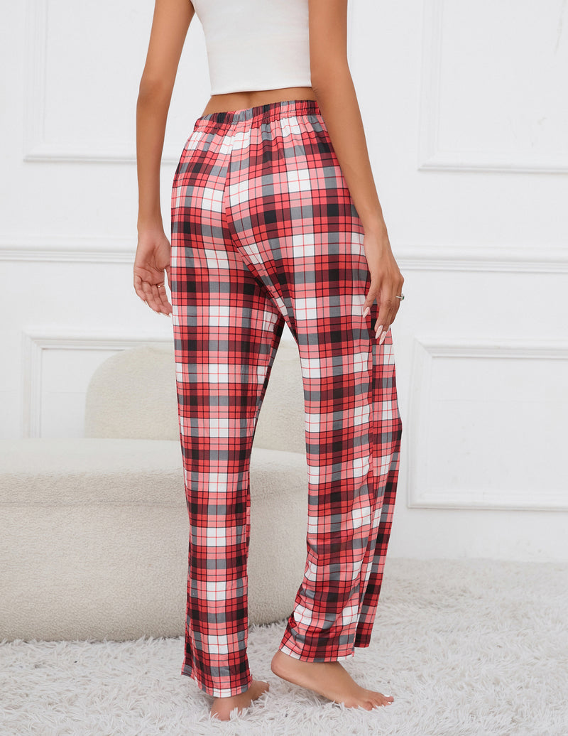 2 Pack Lounge Pants Comfy Pajama Pants Plaid Pants