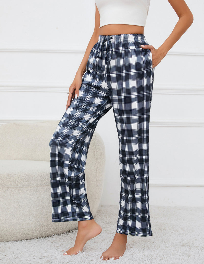 2 Pack Lounge Pants Comfy Pajama Pants Plaid Pants