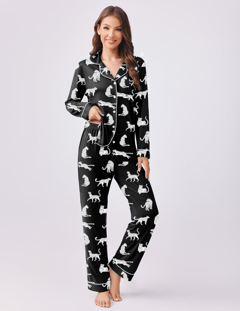 Plaid Pajamas Set 2 Piece Pjs Soft Top and Pants
