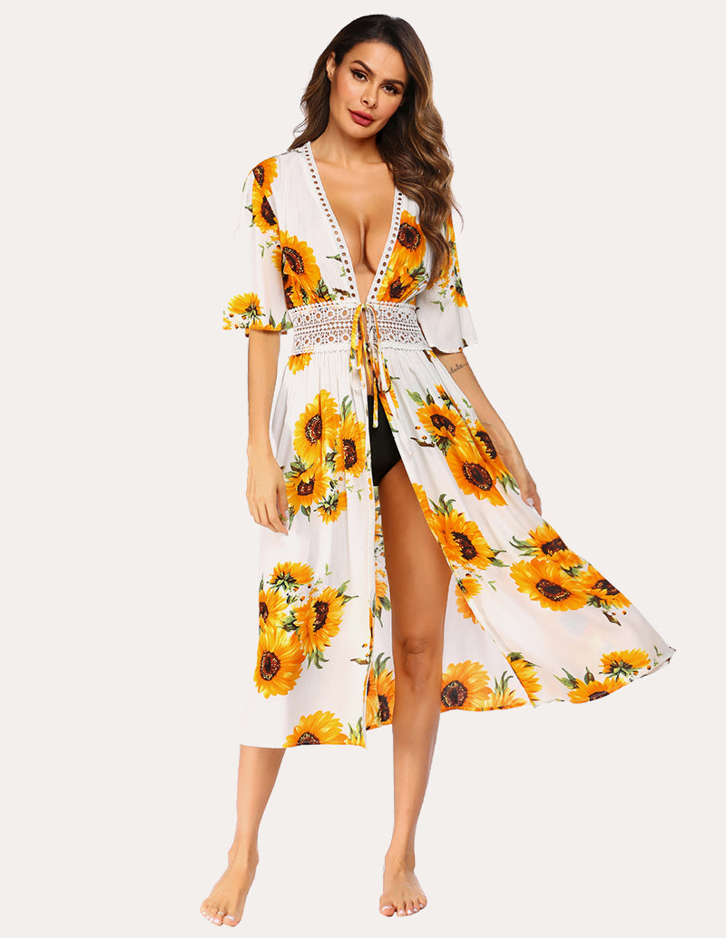 Long Flowy Swimwear Cover Ups (US Only)