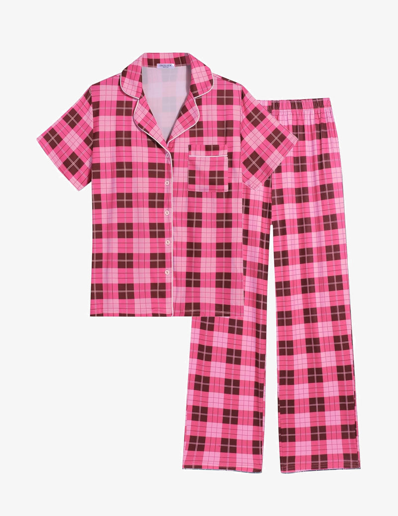 Ekouaer Teddy Cool Claasic Pajamas Set (US Only)