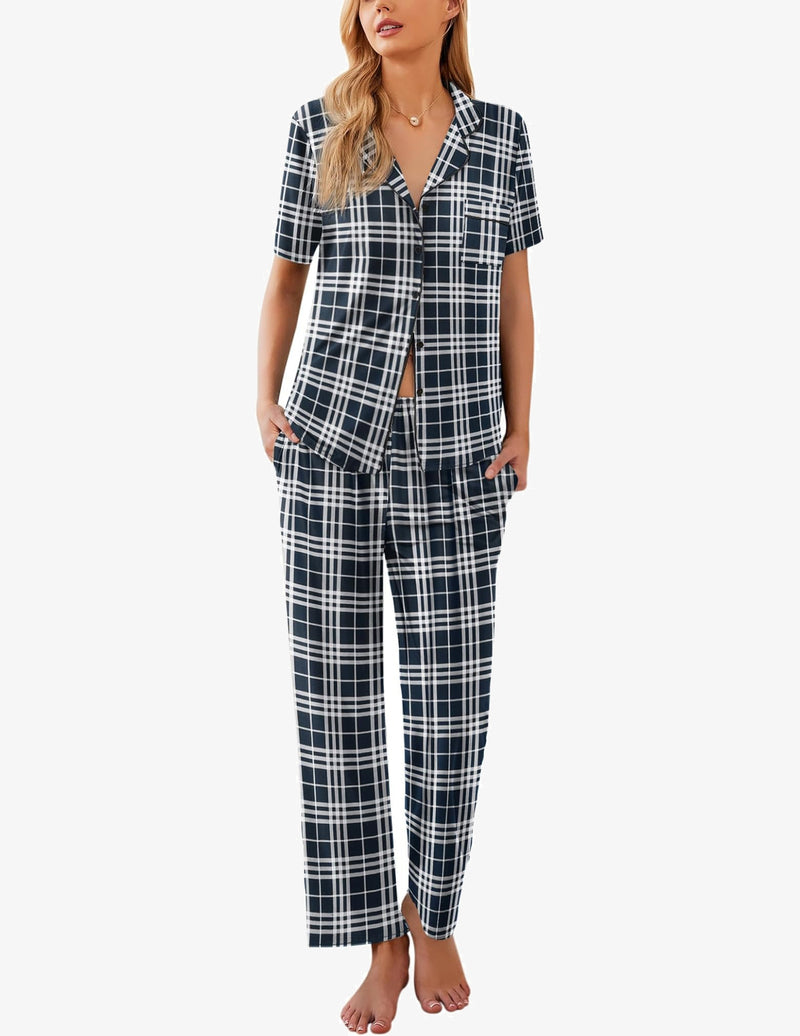 Ekouaer Teddy Cool Claasic Pajamas Set (US Only)