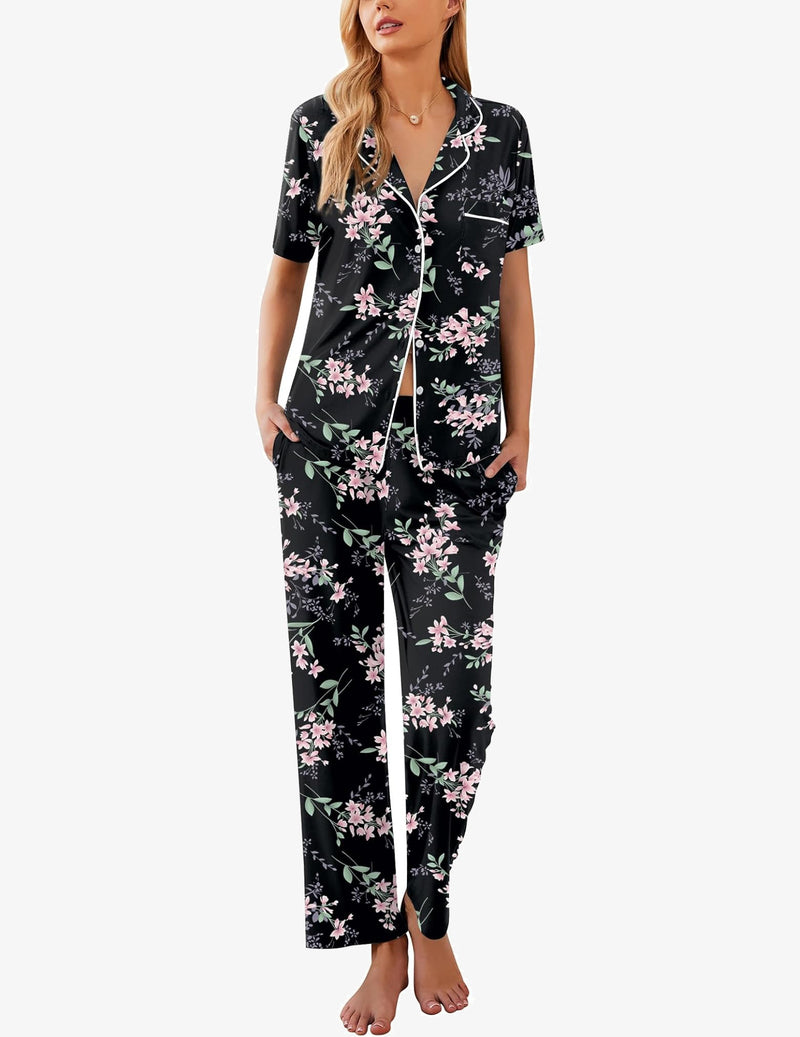 Ekouaer Teddy Cool Claasic Pajamas Set (US Only)