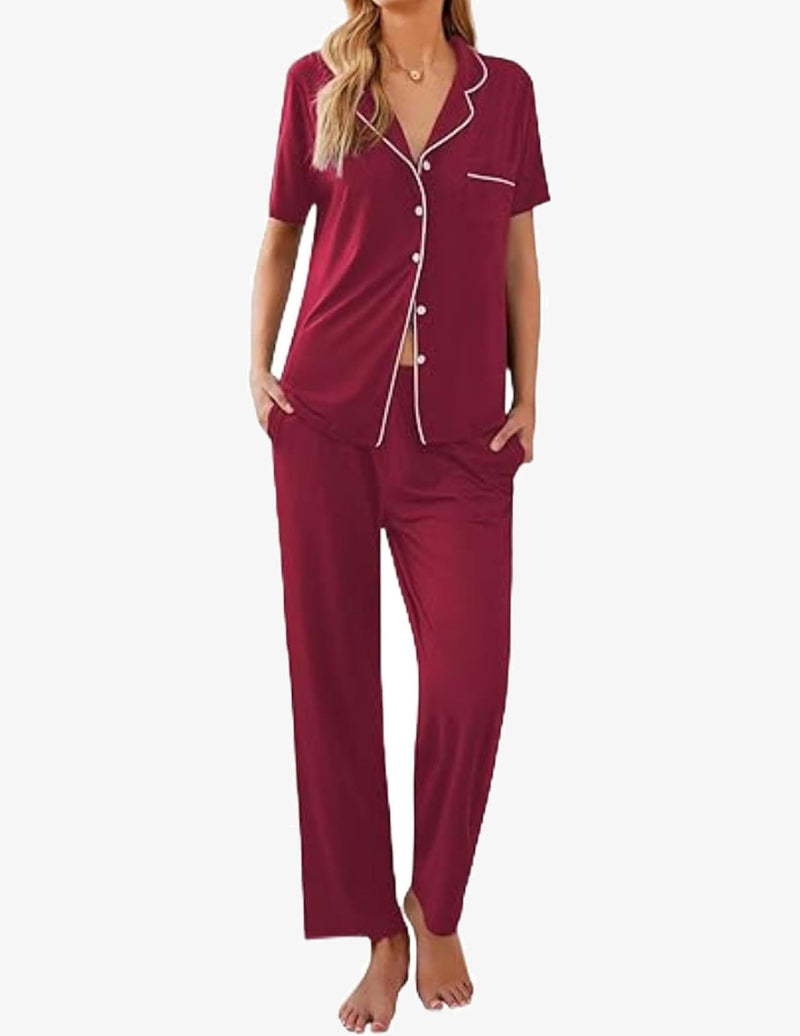 Ekouaer Teddy Cool Claasic Pajamas Set (US Only)