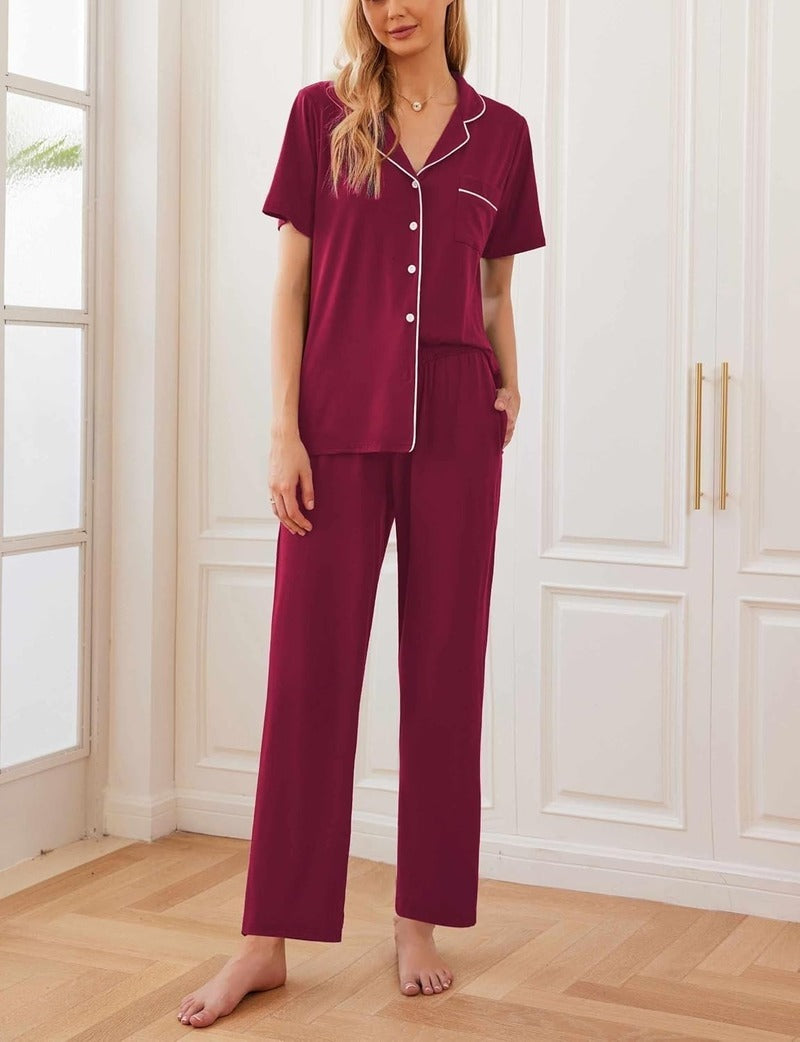 Ekouaer Teddy Cool Claasic Pajamas Set (US Only)