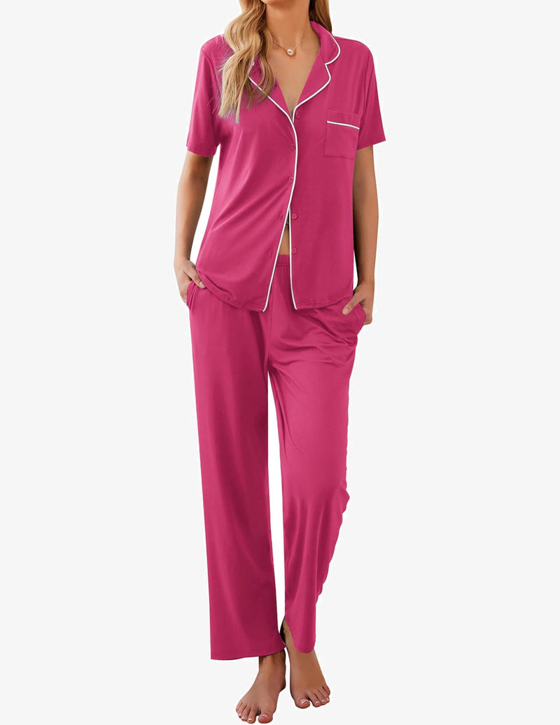 Ekouaer Teddy Cool Claasic Pajamas Set (US Only)
