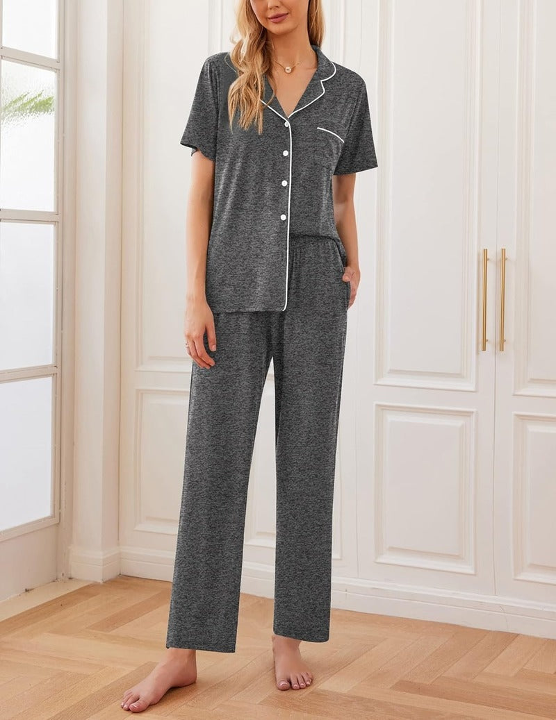 Ekouaer Teddy Cool Claasic Pajamas Set (US Only)