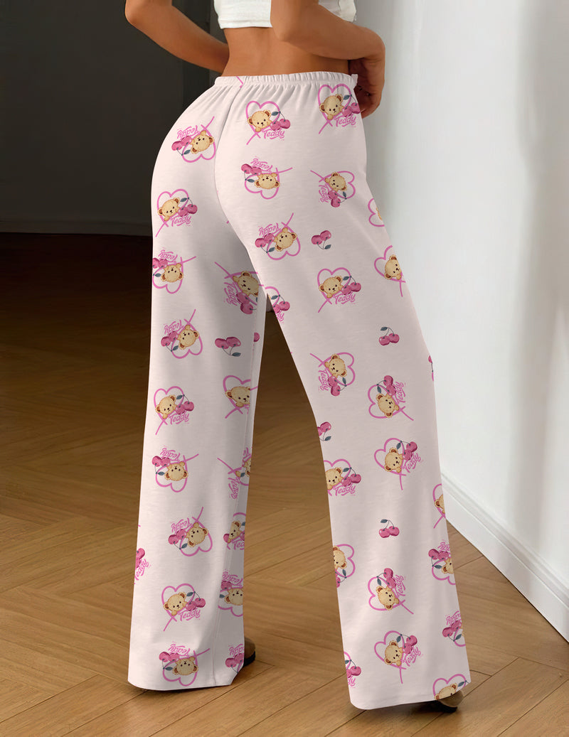 Ekouaer Teddy Plaid Pajama Pants (US Only)