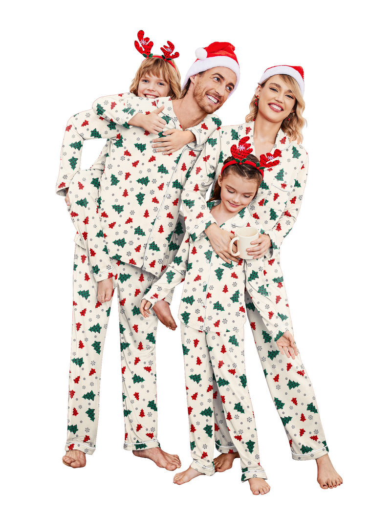 Christmas Family Matching Pajamas Long Sleeve Pj Set