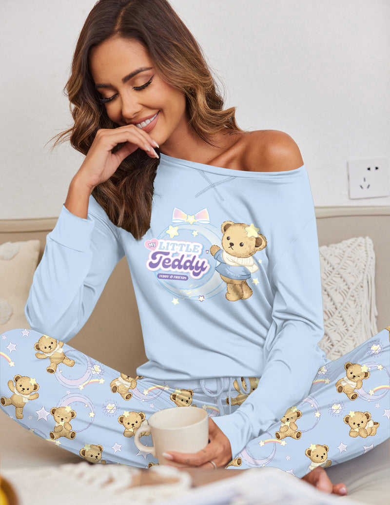 Ekouaer Soft Plaid Pajama Set (US Only)